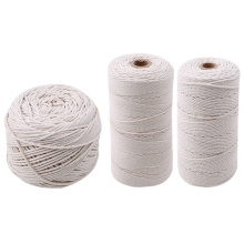 Low Price 4mm 6mm Manufacturers Sell Well Natural Braided Cotton Rope